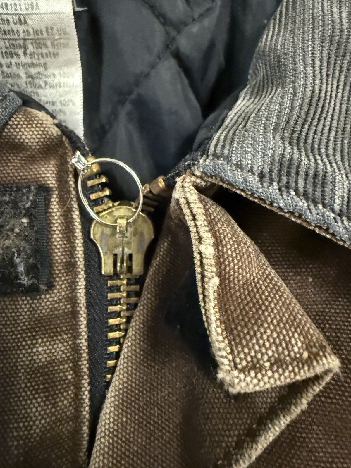 Rare Vintage Carhartt J22 DKB Brown Detroit Jacket – Small but Mighty Classic!